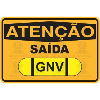   Atenção - Saída GNV 